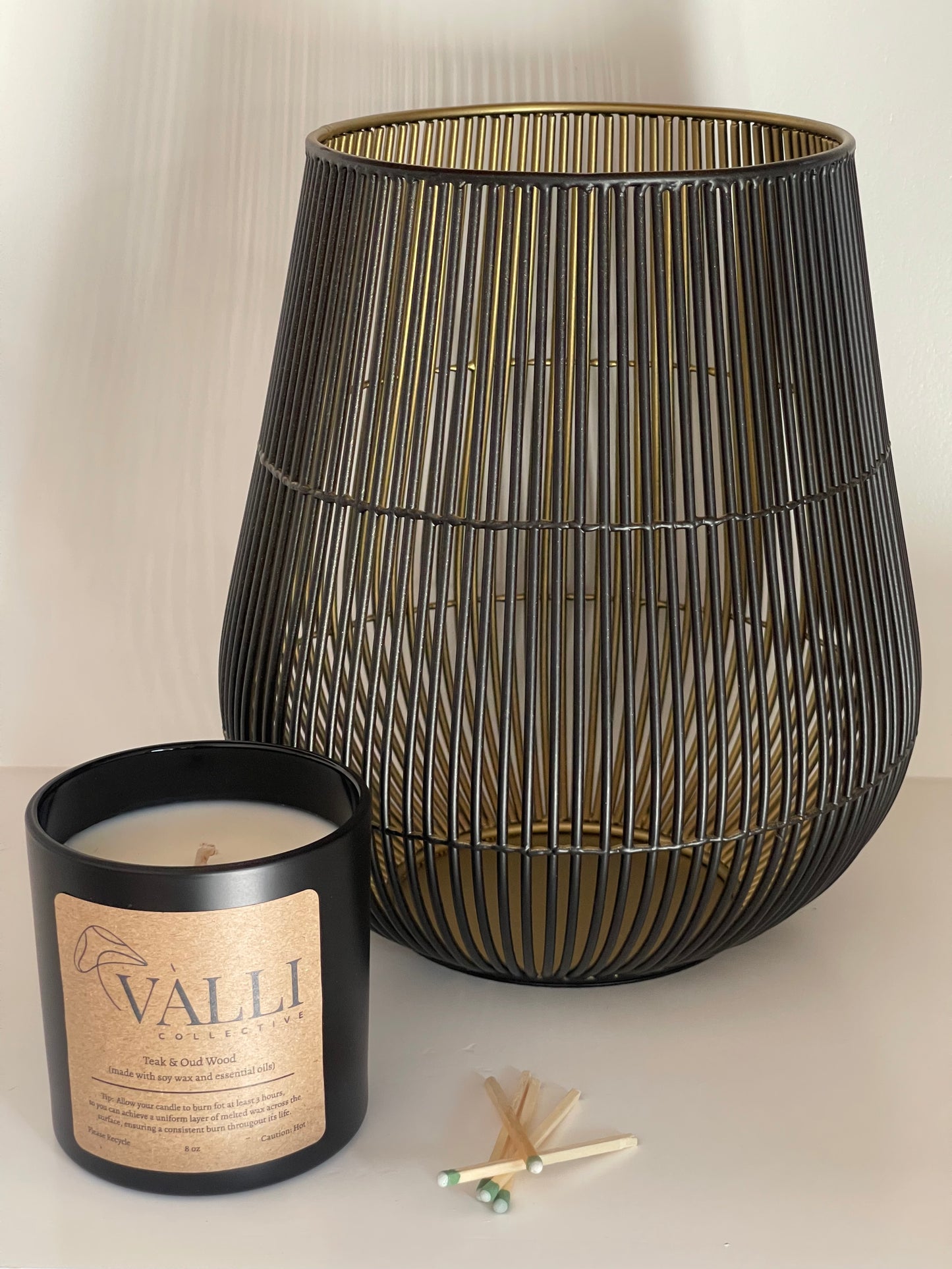 The Ultimate Zen Package: VÀLLI Serenity Tincture + Soy Candle (Teak & Oud Wood)